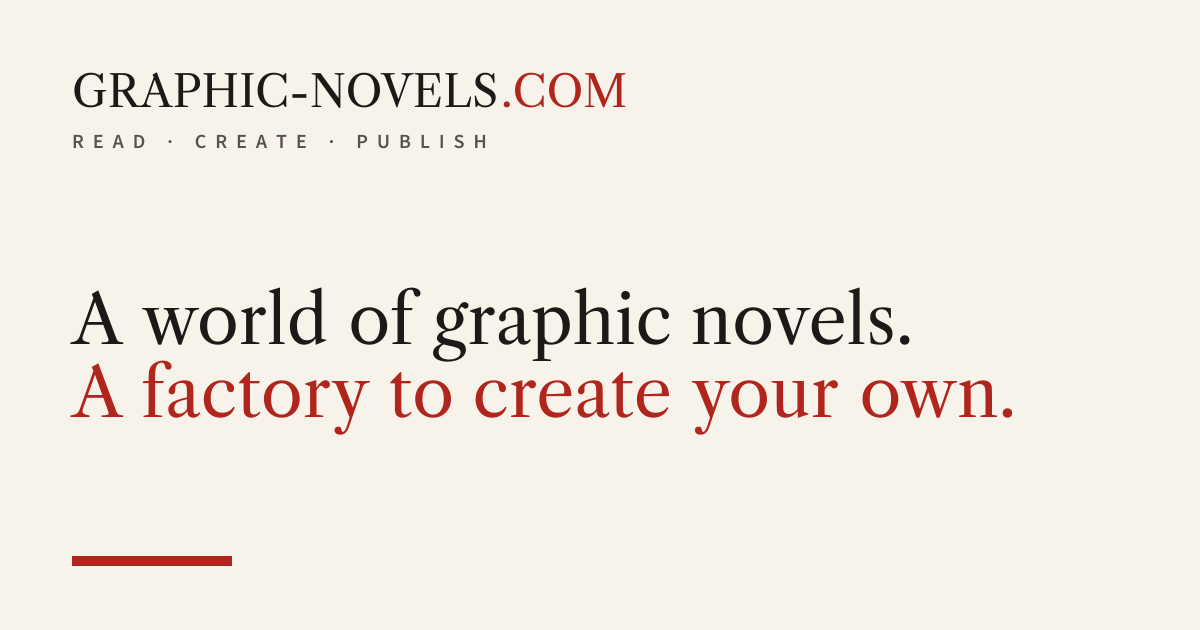 Graphic-Novels.com — Read · Create · Publish